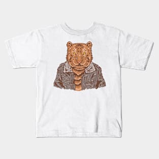 Handsome Tiger Kids T-Shirt